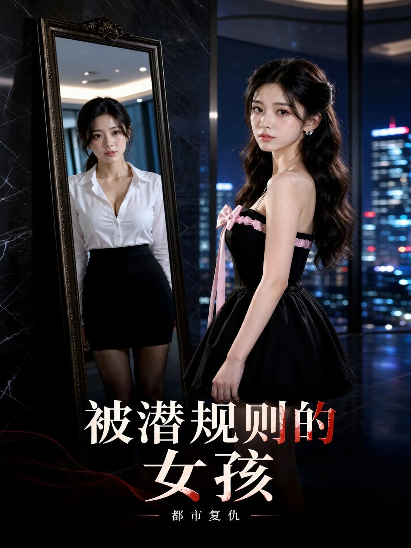 滚筒与霓虹灯箱